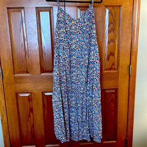 Old Navy Multicolor Floral Maxi Dress